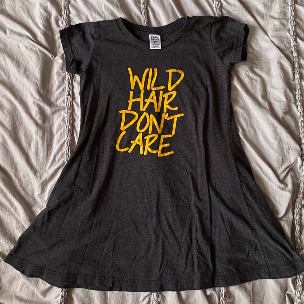 Wild Hair Graphic T-Shirt Swing Dress